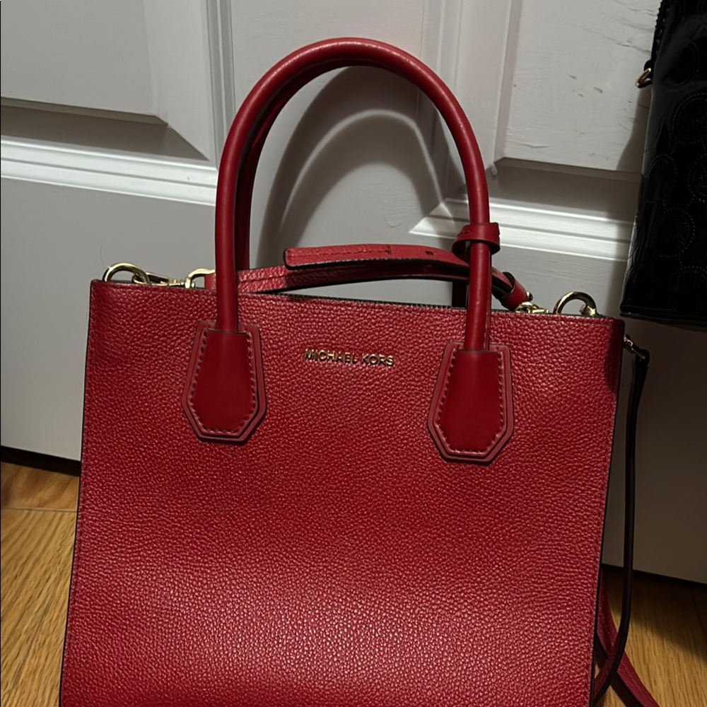 Michael Kors Cherry Red Satchel